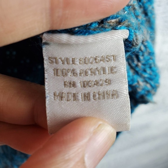 KL Khakis & Co  Cowl Neck Sweater Size Petite Medium - Picture 4 of 8